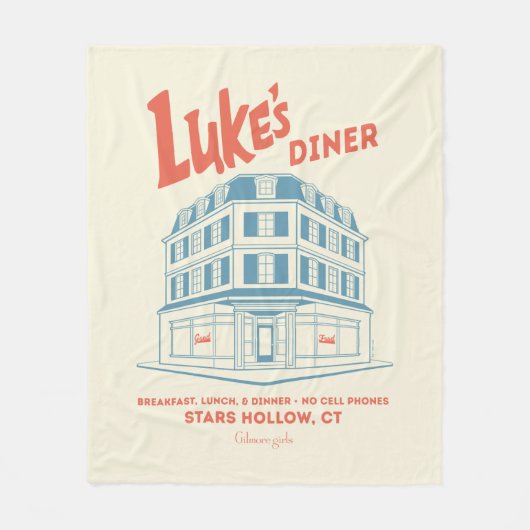 Luke’s Diner Stars Hollow Design Fleecedecke (Vorderseite)