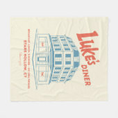Luke’s Diner Stars Hollow Design Fleecedecke (Vorderseite (Horizontal))