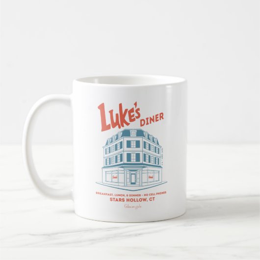 Luke’s Diner Stars Hollow Design Kaffeetasse (Links)