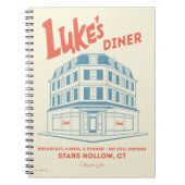 Luke’s Diner Stars Hollow Design Notizblock (Vorderseite)