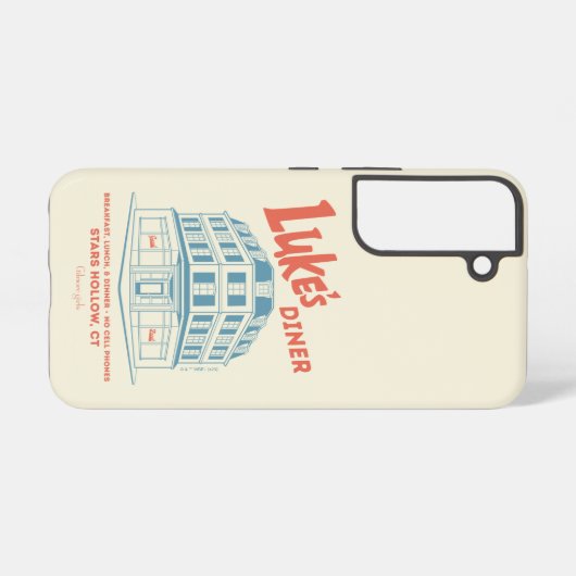 Luke’s Diner Stars Hollow Design Samsung Galaxy Hülle (Rückseite (Horizontal))