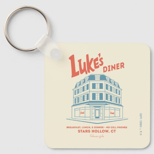 Luke’s Diner Stars Hollow Design Schlüsselanhänger (Vorderseite)