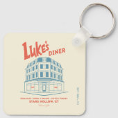 Luke’s Diner Stars Hollow Design Schlüsselanhänger (Rückseite)