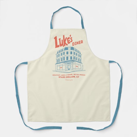 Luke’s Diner Stars Hollow Design Schürze (Vorderseite)