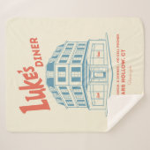 Luke’s Diner Stars Hollow Design Sherpadecke (Vorderseite (Horizontal))