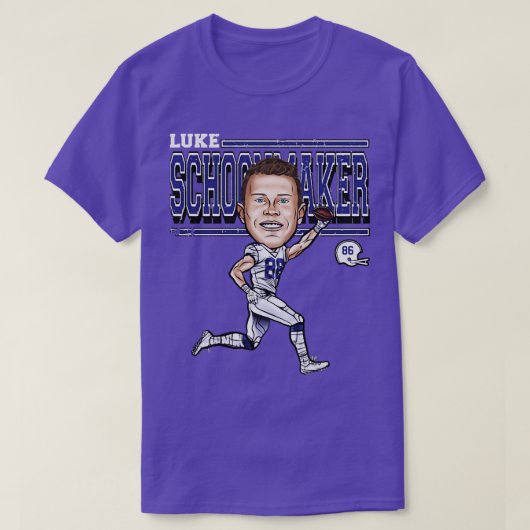 Luke Schoonmaker Dallas toon TShirt (Design vorne)