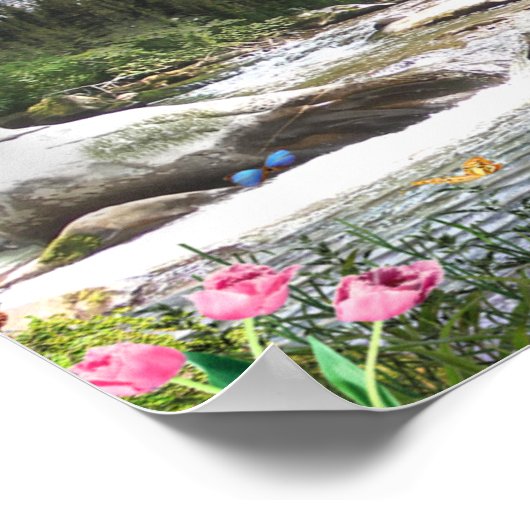 Luke-Schrift-Plakat Poster (Ecke)