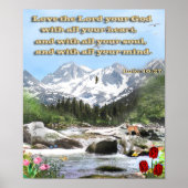 Luke-Schrift-Plakat Poster (Vorne)