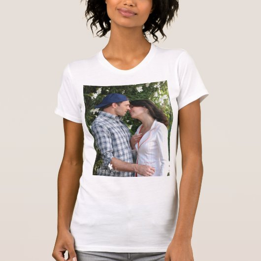 Luke und Lorelai Kiss T-Shirt (Vorderseite)