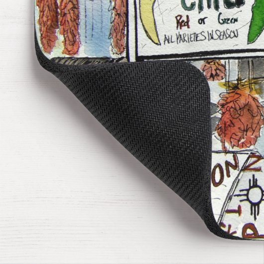 Luken-Chili New-Mexiko Mausunterlage Mousepad (Ecke)