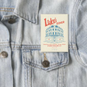 Luke's Diner Stars Hollow Design Button (Insitu)