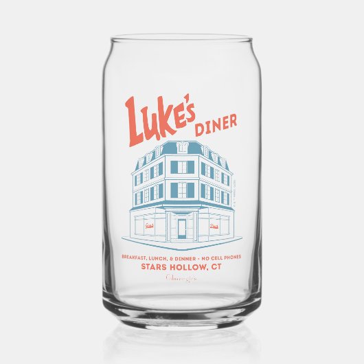 Luke's Diner Stars Hollow Design Dosenglas (Vorderseite)