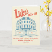 Luke's Diner Stars Hollow Design Karte (Gelbe Blume)