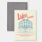 Luke's Diner Stars Hollow Design Magnet (Vorderseite/Rückseite)