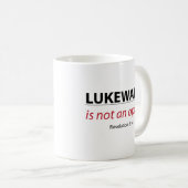 LUKEWARM ist KEINE Option Kaffeetasse (VorderseiteRechts)
