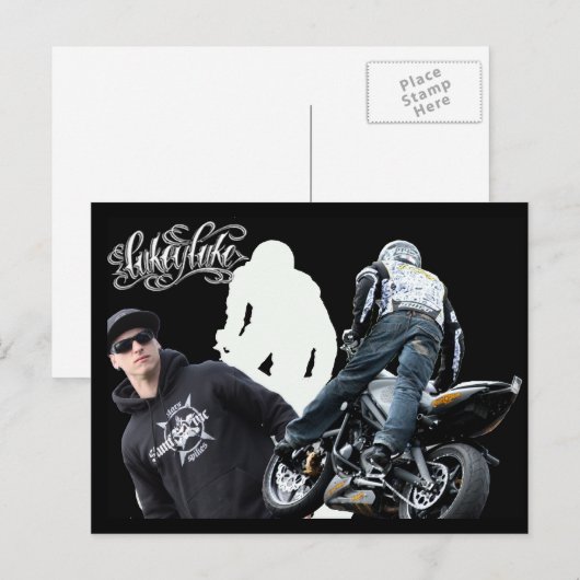 Lukey Luke Postcard Postkarte (Vorne/Hinten)