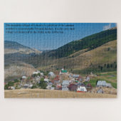 Lukomir Bosniberg Village Large Puzzle (Horizontal)