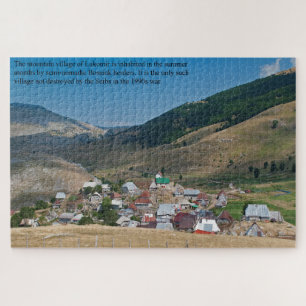 Lukomir Bosniberg Village Large Puzzle