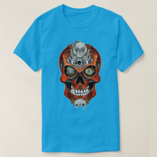 LUKS Skull T - Shirt Psychedelic