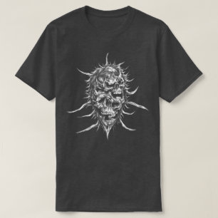 Luks Skull T - Shirt schlängelt die Sache