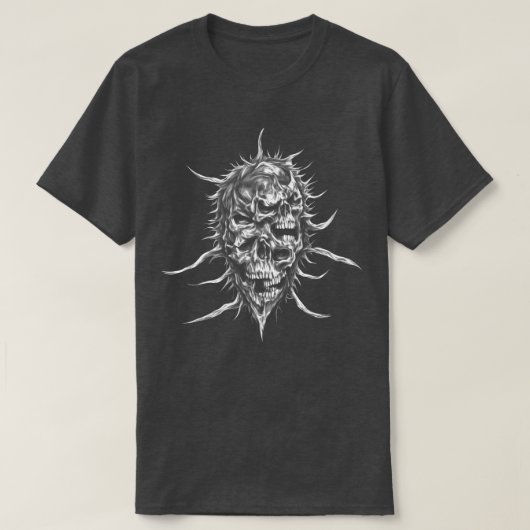 Luks Skull T - Shirt schlängelt die Sache (Design vorne)
