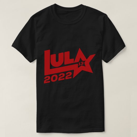 Lula 2022 13 PT eleições presidenciais Brasil 2022 T-Shirt (Design vorne)
