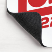 Lula 2022 13 PT Präsidentin Brasil Mousepad (Ecke)