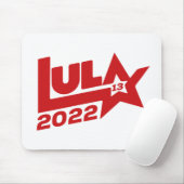 Lula 2022 13 PT Präsidentin Brasil Mousepad (Mit Mouse)