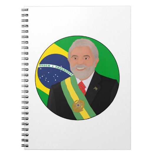 Lula Brasilien Notizblock (Vorderseite)