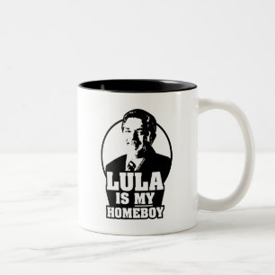 Lula da Silva ist mein Homeboy! Zweifarbige Tasse