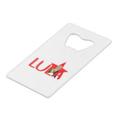 Lula Geldbeutel Flaschenöffner (Vorderseite Schrägansicht)