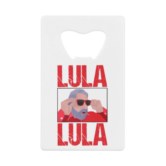 Lula Meme mit Sonnenbrille Geldbeutel Flaschenöffner (Vorderseite)