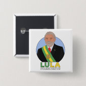 Lula Presidente Button (Vorne & Hinten)
