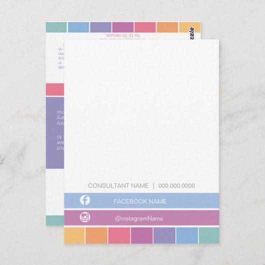 LuLaRoe Vielen Dank / Care Instruction Card Postkarte (Vorne/Hinten)