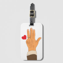 Lulas linke Hand und ein Herz