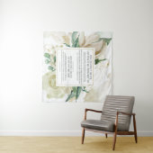 Lulav zittert Segen auf Hebräisch - Sukkah Dekorat Wandteppich (Beispiel (Horizontal))