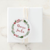 Lule Sámi Frory Christmas, Buorre Javla, Custom Geschenkanhänger (Beispiel)