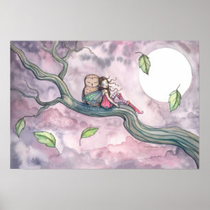 Lullaby auf der Wind-Fee und dem Owl Poster
