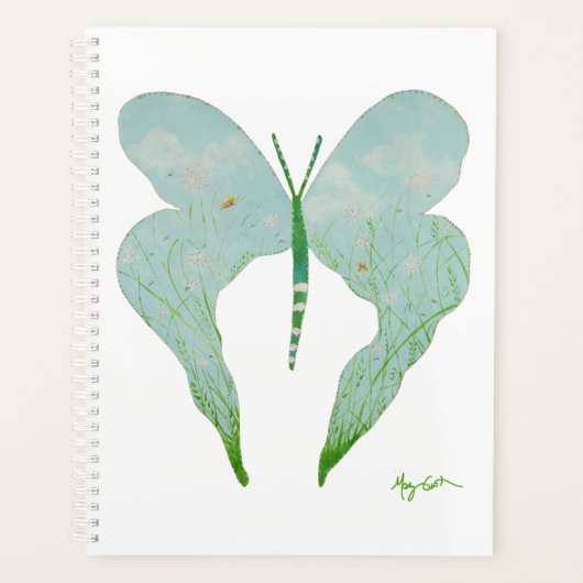'Lullaby' Butterfly Day Planner Planer (Vorderseite)