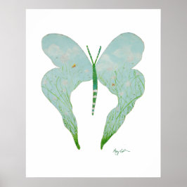 Lullaby Butterfly Print Poster