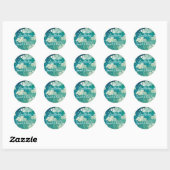 Lullaby Clouds Custom Stickers Labels (Blatt)