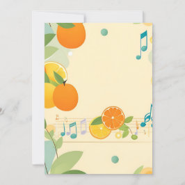 Lullaby in Citrus Grove Baby Dusche Einladung