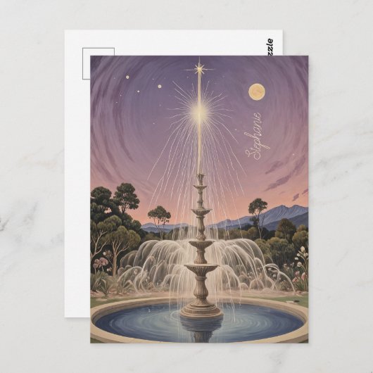 Lullaby-Personalisiert Postkarte (Vorne/Hinten)