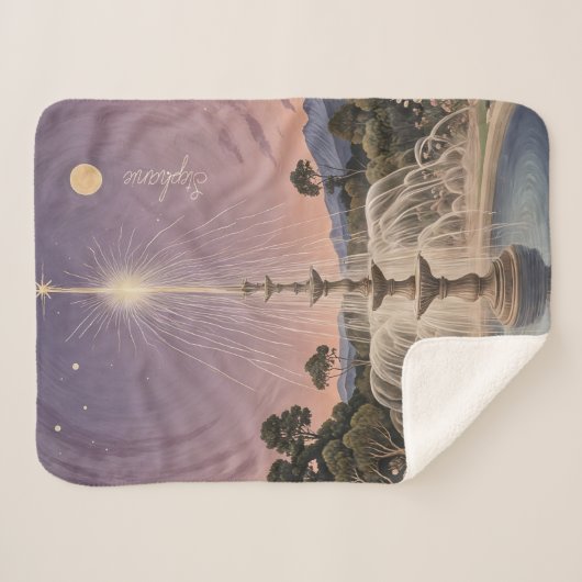 Lullaby-Personalisiert Sherpadecke (Vorderseite (Horizontal))