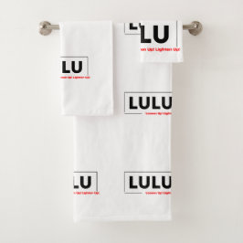 LULU BADHANDTUCH SET