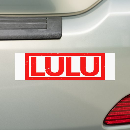 Lulu Briefmarke Autoaufkleber (Auf Auto)
