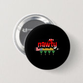 Lulu Darling Naughty oder Nice List Weihnachten Pa Button (Vorne & Hinten)