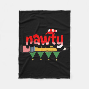 Lulu Darling Naughty oder Nice List Weihnachten Pa Fleecedecke