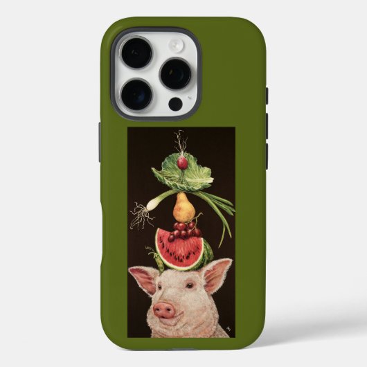 Lulu das Schwein iPhone 16 Pro Hülle (Rückseite)
