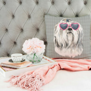 Lulu der Lhasa Kissen